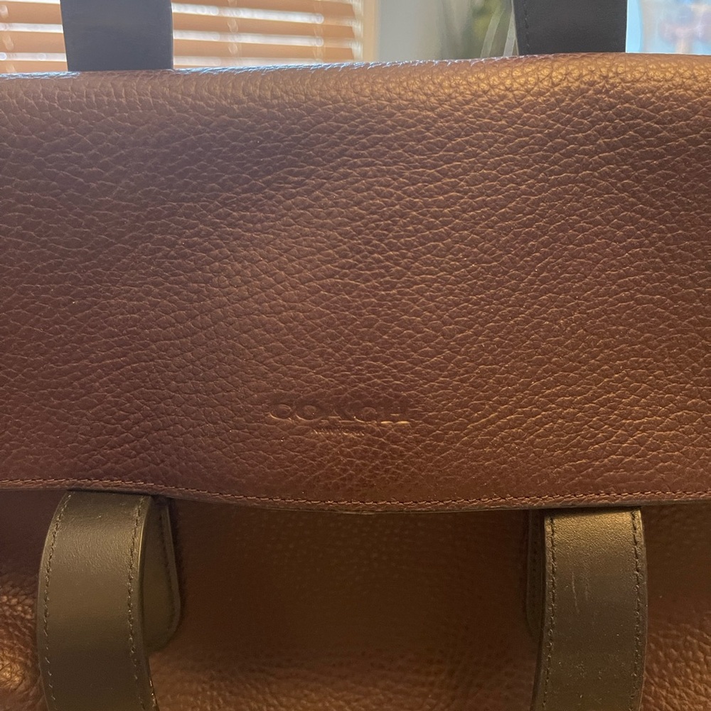 Coach Hamilton Embossed business bag